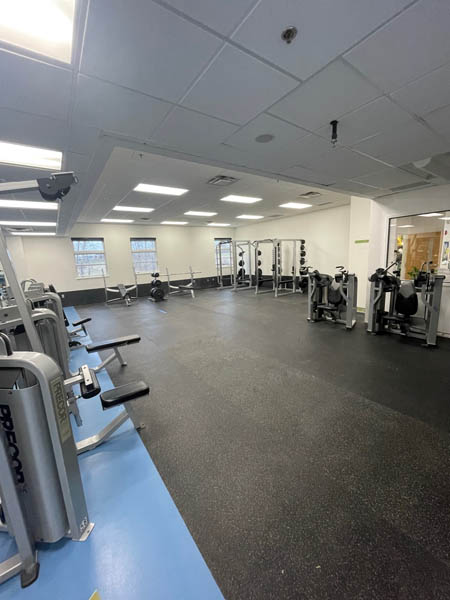 Extra space to workout at Clayview