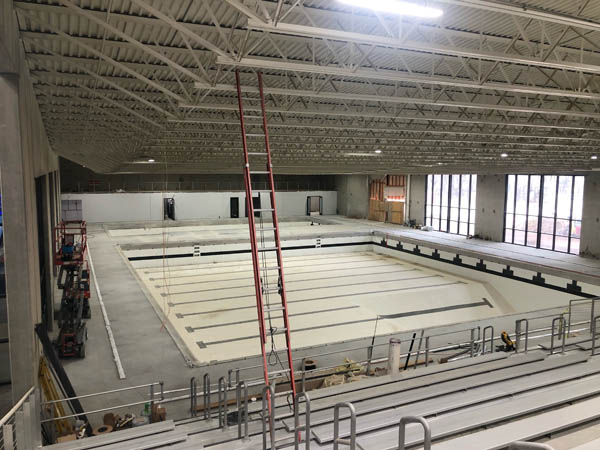 Lap pool inside the Goddard Genesis