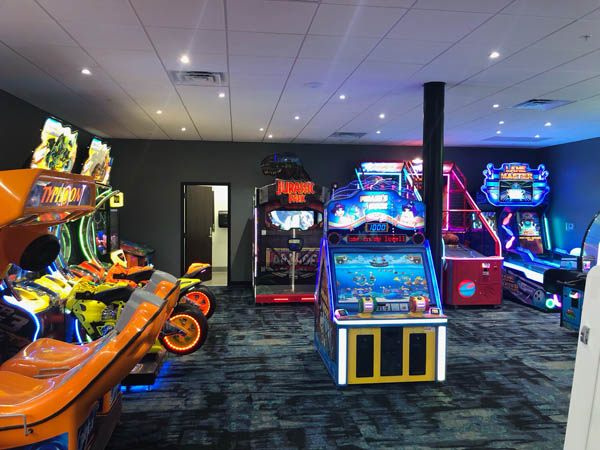 Arcade now open at Blast Off Bay