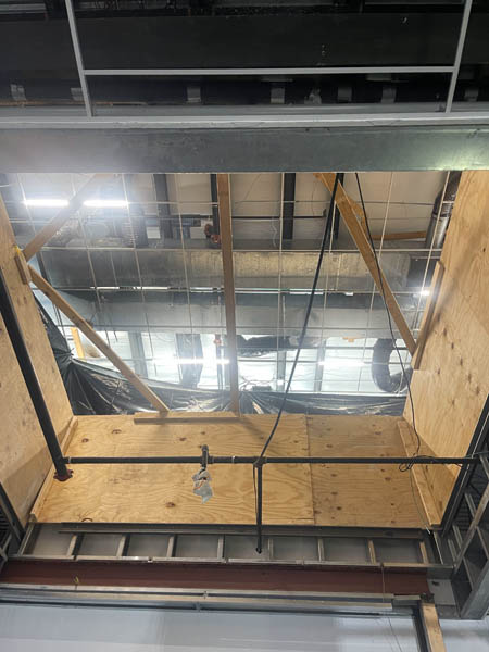 Top floor will have a birds-eye view of the lobby below